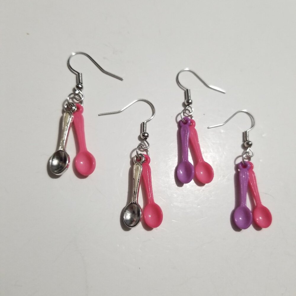 "Spooning" Spoon Earring Pairs